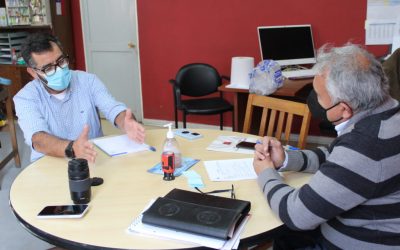 En reunión con Director del Liceo Industrial FMC presenta plan de trabajo para preparar en el rubro minero a estudiantes técnico profesionales